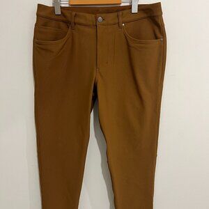 Lululemon ABC Light Brown Tapered Fit Mens Pants sz 34